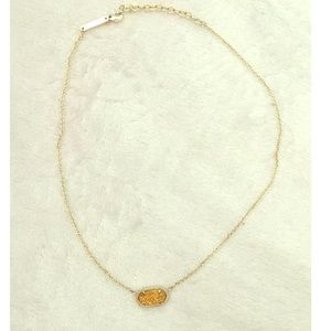 Kendra Scott gold druzy Elisa necklace